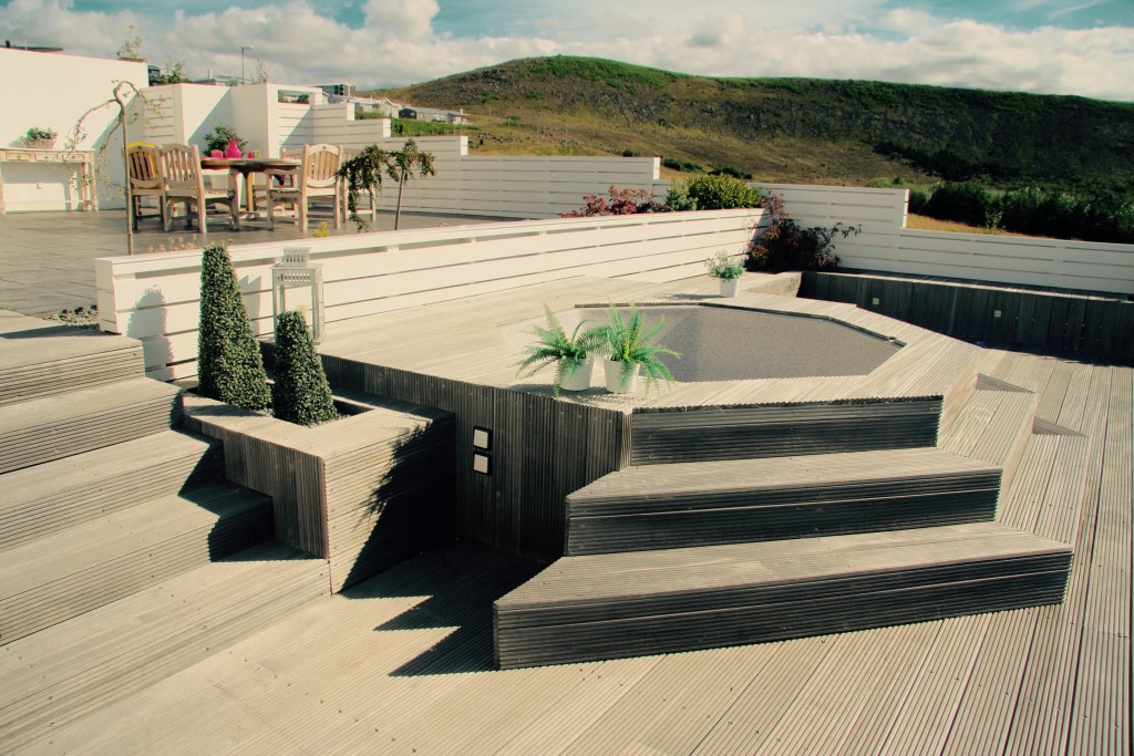 Hot tub with a view