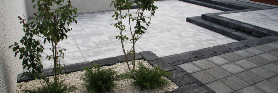 In this front yard shelter from wind and prying eyes are ensured